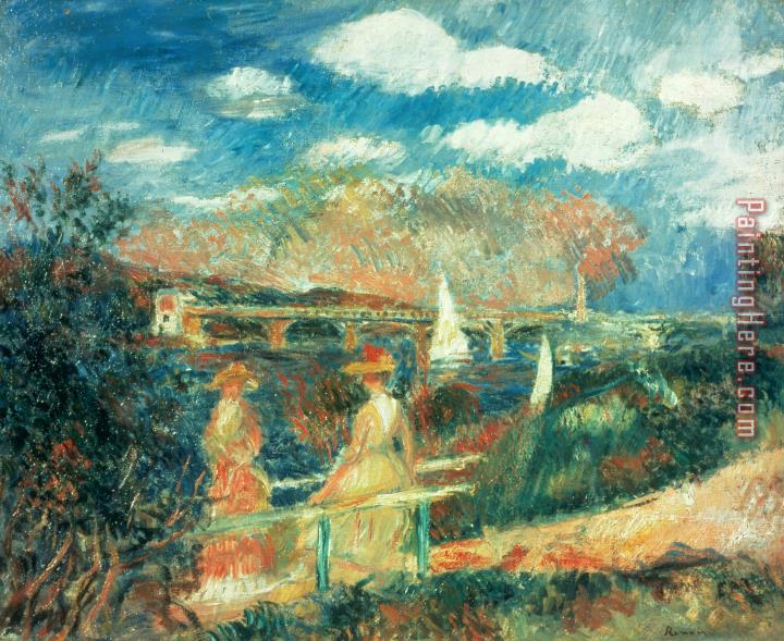 Pierre Auguste Renoir The banks of the Seine at Argenteuil
